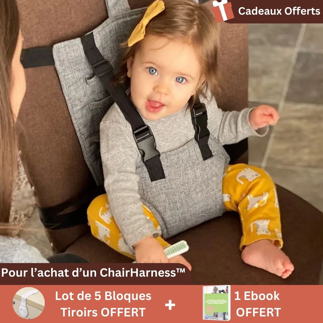 ChairHarness™ | Harnais de sécurité pour enfant - Esprit Bébé